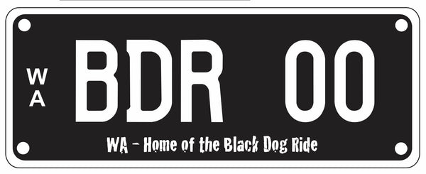 WA - BDR Limited Edition Number Plates