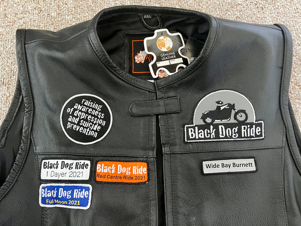 NEW!! Vest Patch BDR Tagline