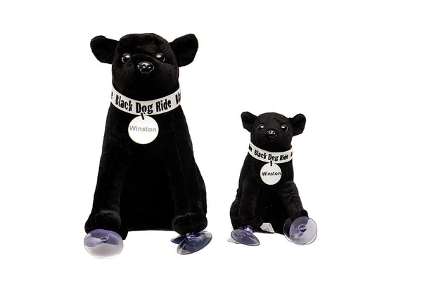 Black Dog Ride Mascot Winston