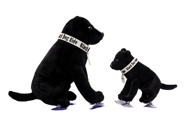 Black Dog Ride Mascot Winston