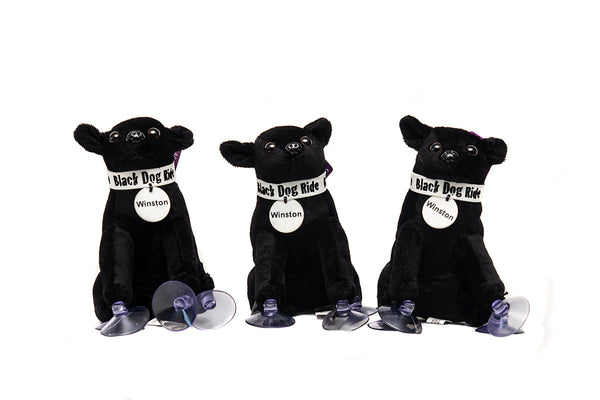Black Dog Ride Mascot Winston