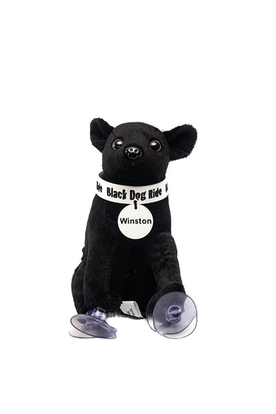 Black Dog Ride Mascot Winston