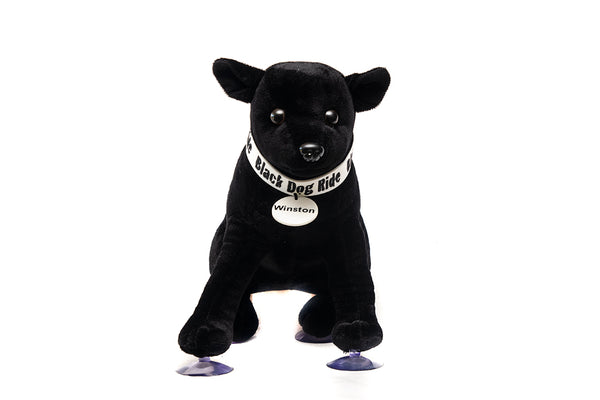 Black Dog Ride Mascot Winston