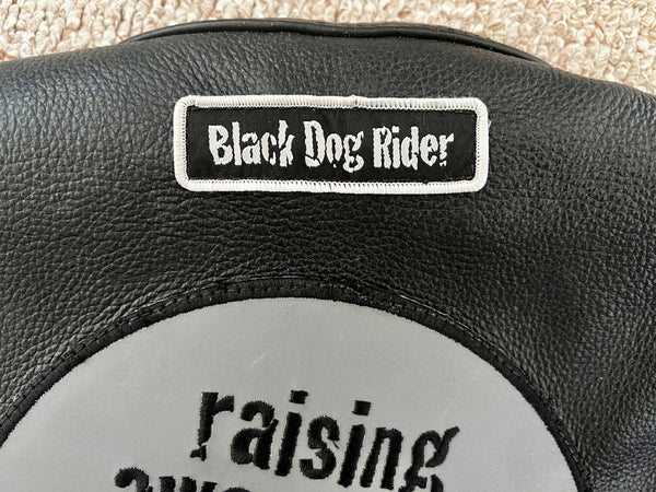 NEW!! Vest Patch - Black Dog Rider