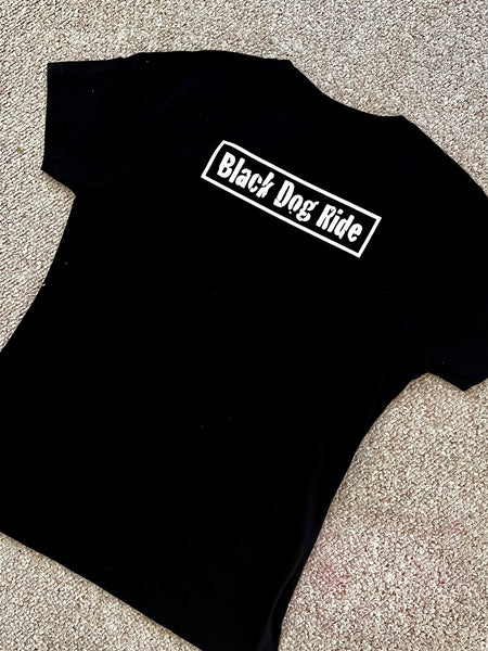 NEW!! Black Dog Ride - T-Shirt Women's Tee NEW!!