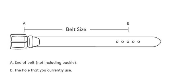 Quality hand-made BDR leather belt